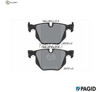 PAGID T1366N Brake pad set