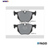 BRAKE PAD SET DISC BRAKE T1366N FOR BMW 5/E60/E61 N43B20A N46B20B N47D20A 2.0L