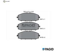 PAGID T1370N Brake pad set