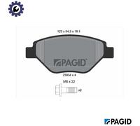 BRAKE PAD SET DISC BRAKE T1374N FOR RENAULT K4J730/740/732 1.4L 4cyl MEGANE II