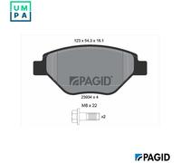 PAGID T1374N Brake pad set