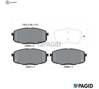 BRAKE PAD SET DISC BRAKE T1378N FOR HYUNDAI KIA CEE'D/PRO/Hatchback/SW CARENS