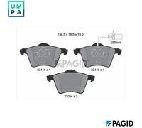 PAGID T1380N Brake pad set