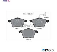 PAGID T1380N Brake pad set