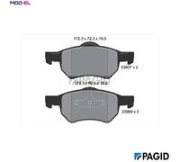 PAGID T1381N Brake pad set