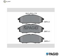 BRAKE PAD SET DISC BRAKE T1384N FOR NISSAN NP300/PICKUP NAVARA QD32 3.2L 4cyl