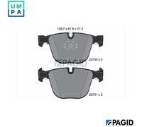 BRAKE PAD SET DISC BRAKE T1389N FOR ROLLS-ROYCE PHANTOM/VII/Drophead BENTLEY