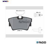 PAGID T1390N Brake pad set