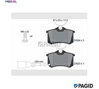 PAGID T1392N Brake pad set