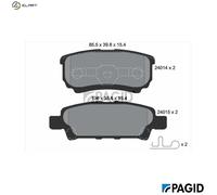 BRAKE PAD SET DISC BRAKE T1395N FOR MITSUBISHI OUTLANDER LANCER/VIII/Sportback