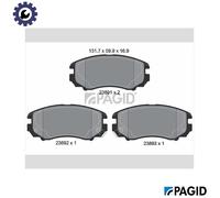 PAGID T1412N Brake pad set