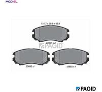 PAGID T1412N Brake pad set