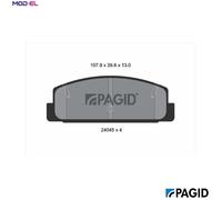 PAGID T1428N Brake pad set