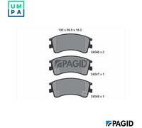 BRAKE PAD SET DISC BRAKE T1429N FOR MAZDA 6/Station/Wagon/Hatchback 2.3L 4cyl