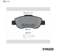 PAGID T1442N Brake pad set