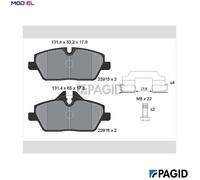 BRAKE PAD SET DISC BRAKE T1444N FOR MINI BMW 2/Active/Tourer/F45/E8 1.5L 3cyl