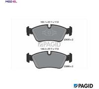 PAGID T1446N Brake pad set