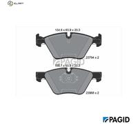 BRAKE PAD SET DISC BRAKE T1448N FOR BMW 3/E91/E90/E92/Convertible X1/E84 Z4