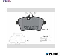 BRAKE PAD SET DISC BRAKE T1452N FOR MERCEDES-BENZ OM 640.942 2.0L 4cyl A-CLASS