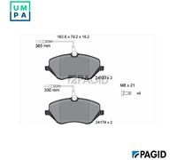 PAGID T1462N Brake pad set