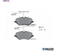 PAGID T1462N Brake pad set