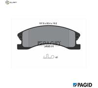 BRAKE PAD SET DISC BRAKE T1470N FOR JEEP GRAND/CHEROKEE/II DDAB 2.7L EXA 3.1L