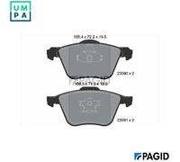 BRAKE PAD SET DISC BRAKE T1473N FOR VOLVO XC90/VAN V70/II B 5204 T5 2.0L 5cyl