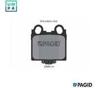 PAGID T1475N Brake pad set