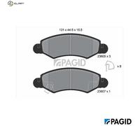 PAGID T1486N Brake pad set