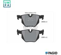 PAGID T1494N Brake pad set
