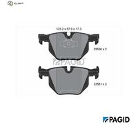 PAGID T1494N Brake pad set