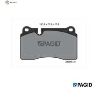 PAGID T1499N Brake pad set