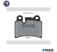 PAGID T1500N Brake pad set