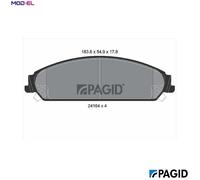 BRAKE PAD SET DISC BRAKE T1503N FOR DODGE LANCIA CHRYSLER ERB 3.6L EGG 3.5L 8cyl