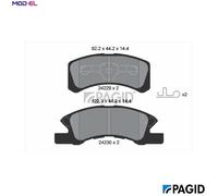 PAGID T1520N Brake pad set