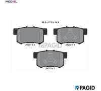 PAGID T1521N Brake pad set