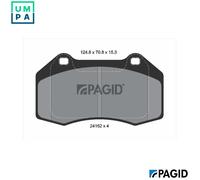 BRAKE PAD SET DISC BRAKE T1532N FOR RENAULT CLIO/III MEGANE ALPINE 2.0L 4cyl