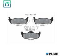 BRAKE PAD SET DISC BRAKE T1535N FOR JEEP GRAND/CHEROKEE/III COMMANDER/VAN 3.7L