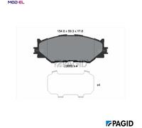 PAGID T1541N Brake pad set