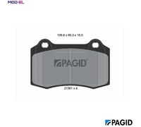 PAGID T1554N Brake pad set