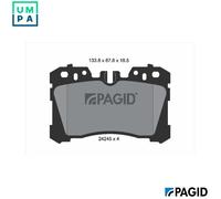 PAGID T1561N Brake pad set