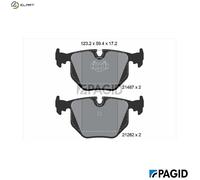 BRAKE PAD SET DISC BRAKE T1563N FOR LAND ROVER RANGE/III BMW X3/E83 2.9L 6cyl