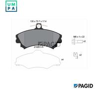 BRAKE PAD SET DISC BRAKE T1564N FOR MITSUBISHI COLT/Hatchback/Van/VI/CZC 1.1L