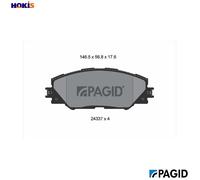 PAGID T1581N Brake pad set