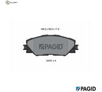 PAGID T1581N Brake pad set