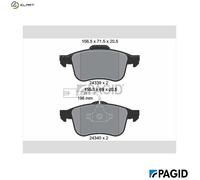 PAGID T1585N Brake pad set