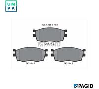 PAGID T1591N Brake pad set