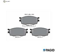 PAGID T1591N Brake pad set