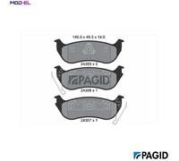 PAGID T1599N Brake pad set