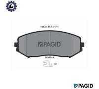 BRAKE PAD SET DISC BRAKE T1600N FOR SUZUKI GRAND/VITARA/II/Open/Off-Road 1.6L